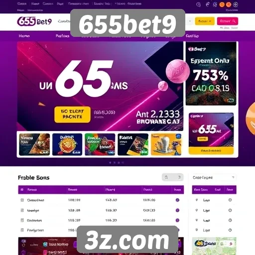 Acessibilidade e interface do site 655bet9